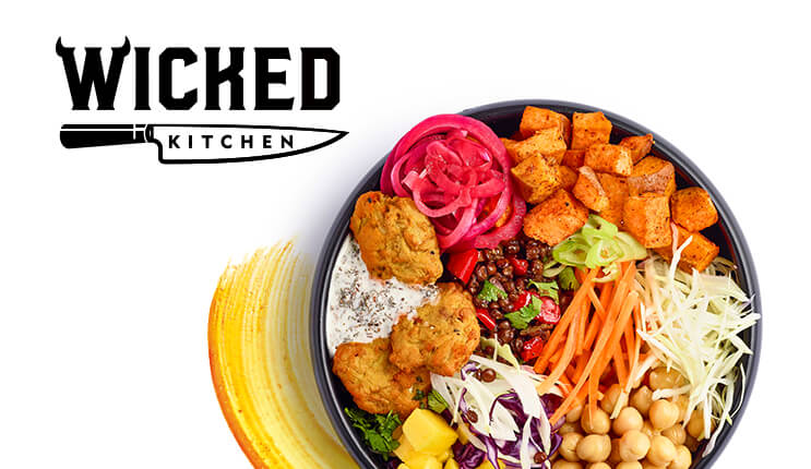 image of wicked kitchen's vegan range, featuring one of their vegan dishes