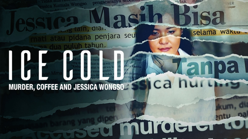 screen grab of one of Netflix's true crime documentaries Ice Cold: Murder, Coffee and Jessica Wongso