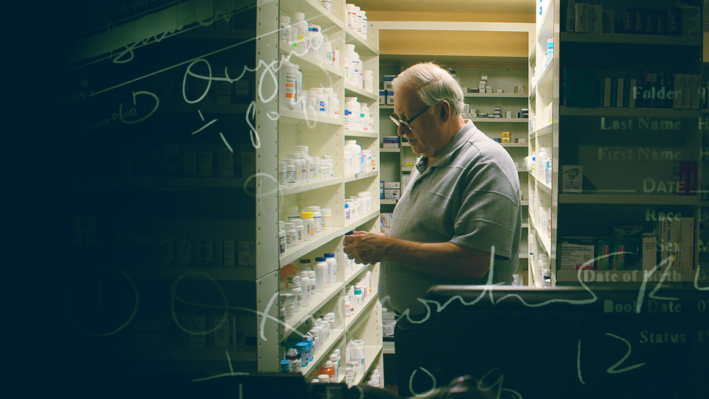 screen grab of one of Netflix's true crime documentaries The Pharmacist