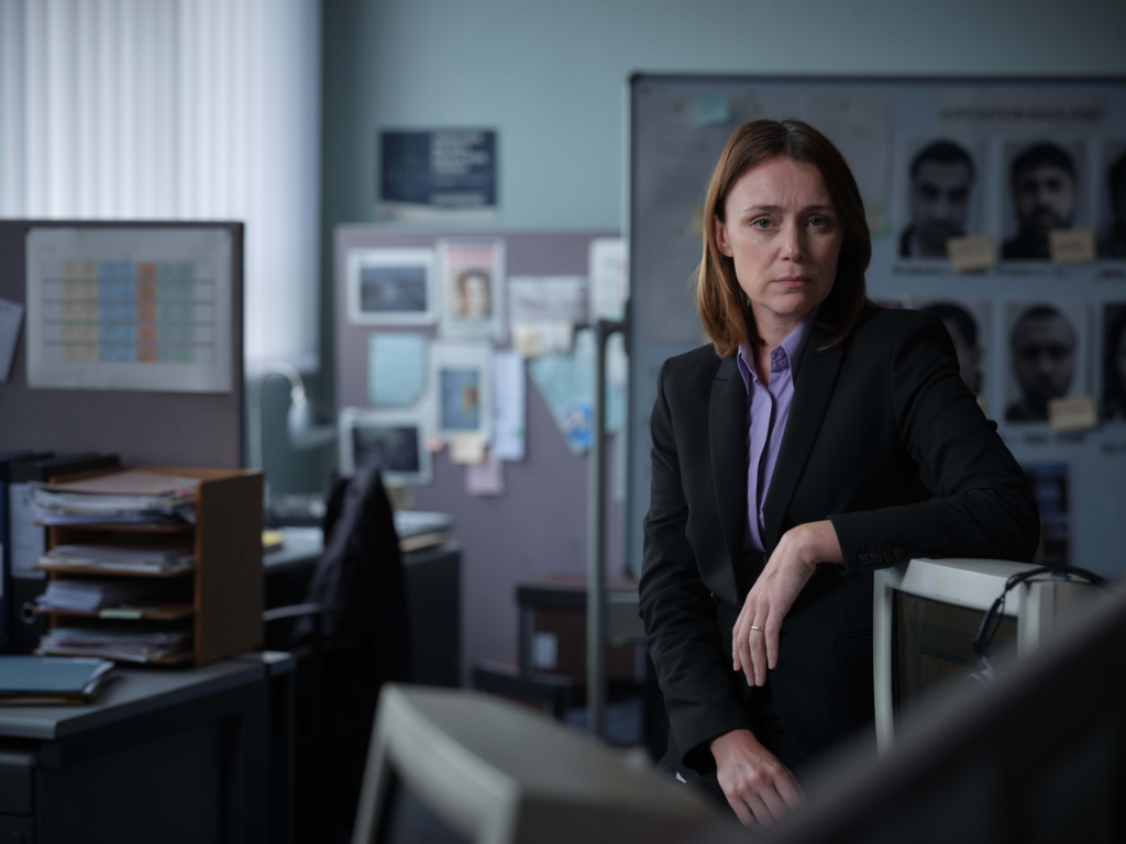 Keeley Hawes as a detective for tv show Honour